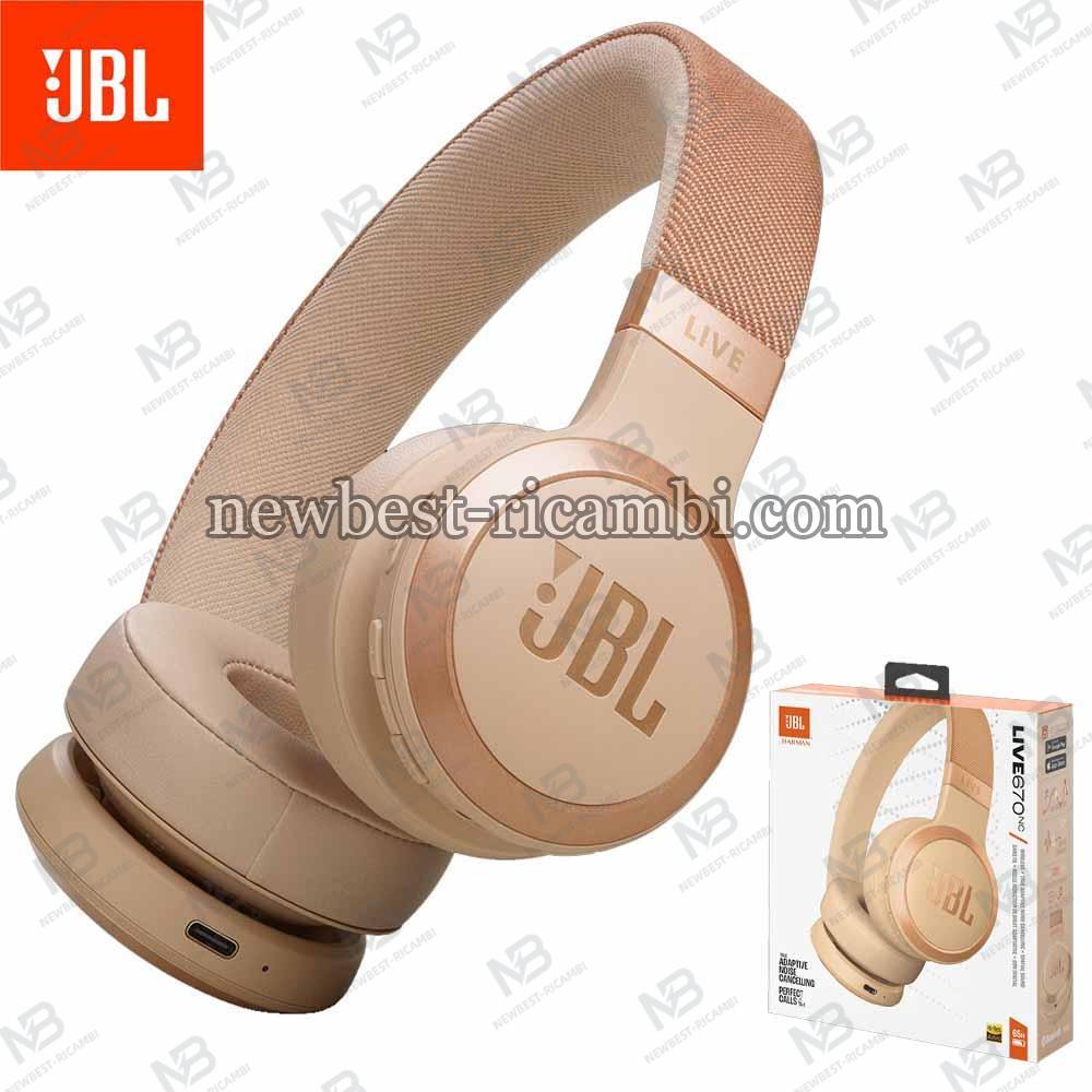Handsfree Bluetooth JBL Tune 670 nc JBLLIVE670NCSAT Sand In Blister
