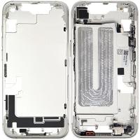 iPhone 16E Middle Frame + Side Key + Full Flex White Disassembled Grade A Original