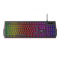 Wired Gaming Keyboard HAVIT KB866L RGB 1.4m Black Red in Blister