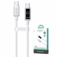 USB-C to USB-C Cable Joyroom S-A55 StarFlight Display 100W 5A 1.2m White in Blister