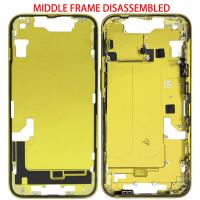 iPhone 14 Middle Frame + Side Key Dissembled Yellow Grade A Original