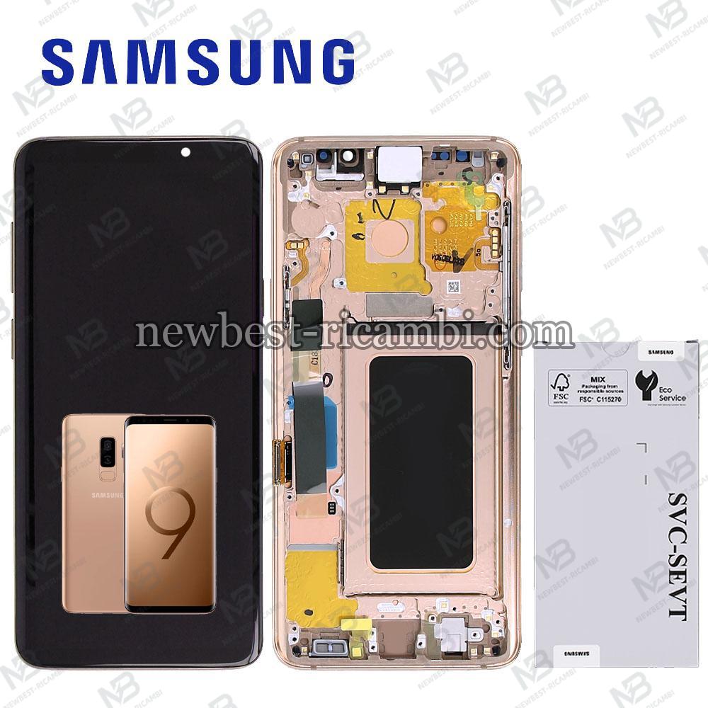 Samsung Galaxy S9 Plus G965f Touch + Lcd + Frame Gold Service Pack