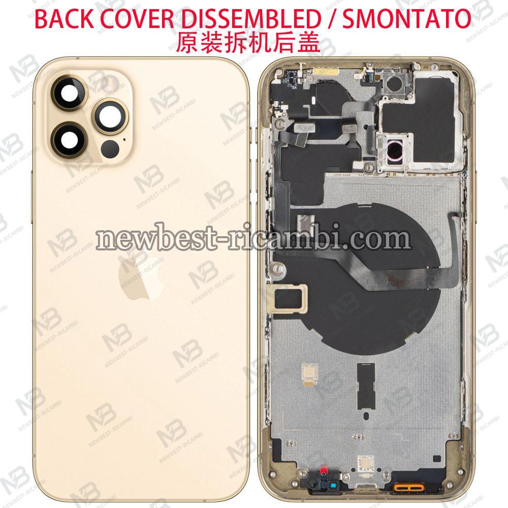 iPhone 12 Pro Max Back Cover + Frame Gold Disassembled Grade A Original