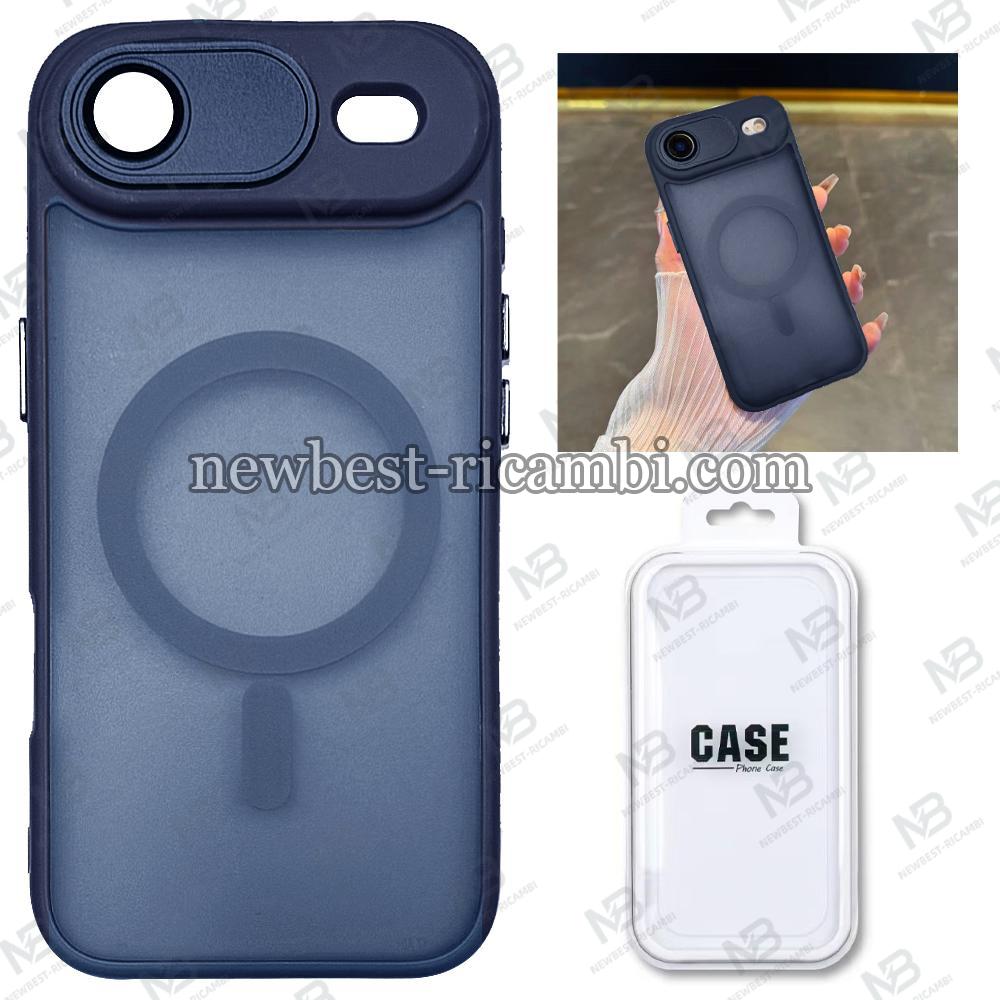 TPU Cover with Magnetic Case and Back Camera Protection for iPhone 17 Air Blue In Blister