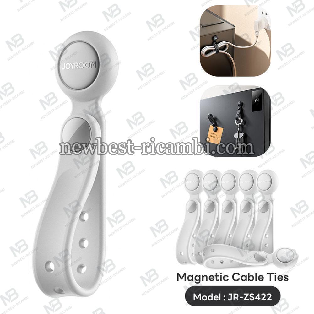 Cable Organizer Joyroom JR-ZS422 Magnetic 6-Pack White in Blister