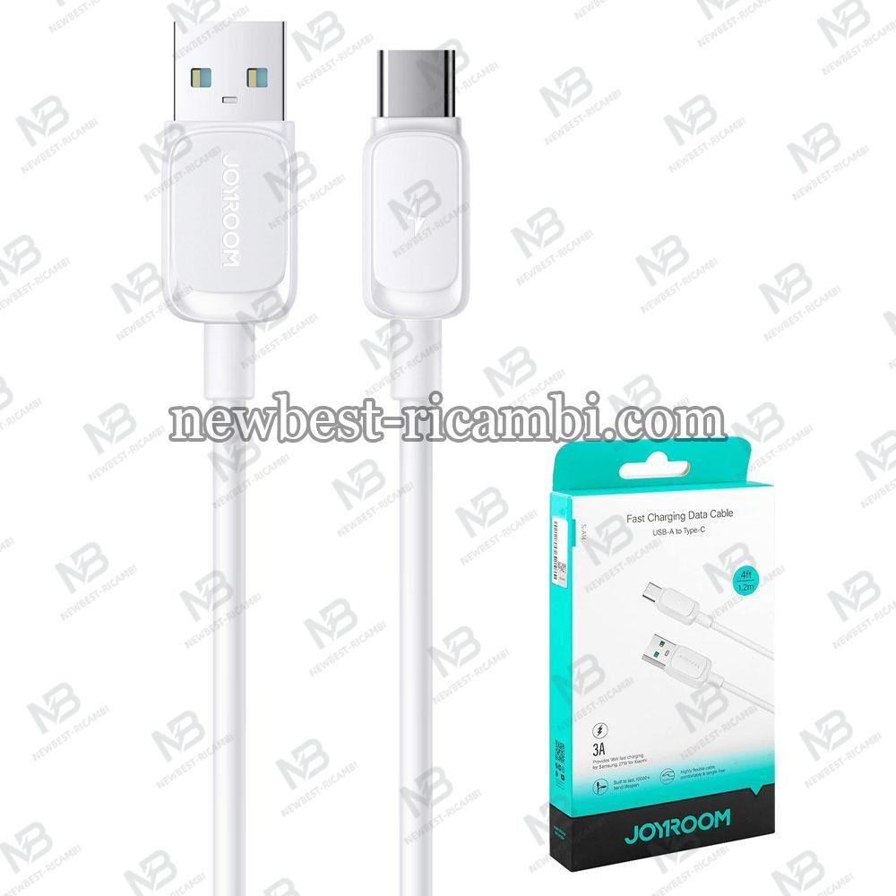 USB-A to USB-C Cable Joyroom S-A14 18W 3A 1.2m White in Blister