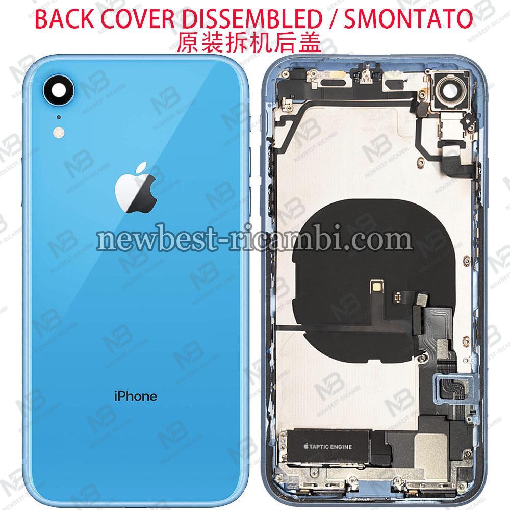 iPhone XR Back Cover + Frame + Full Flex Blue Dissembled Grade C (Refurbished)