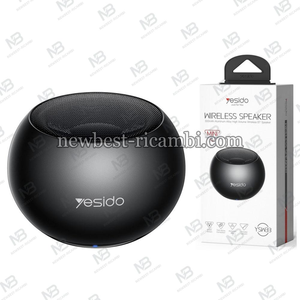 Bluetooth Speaker Yesido YSW33 3W Black in Blister