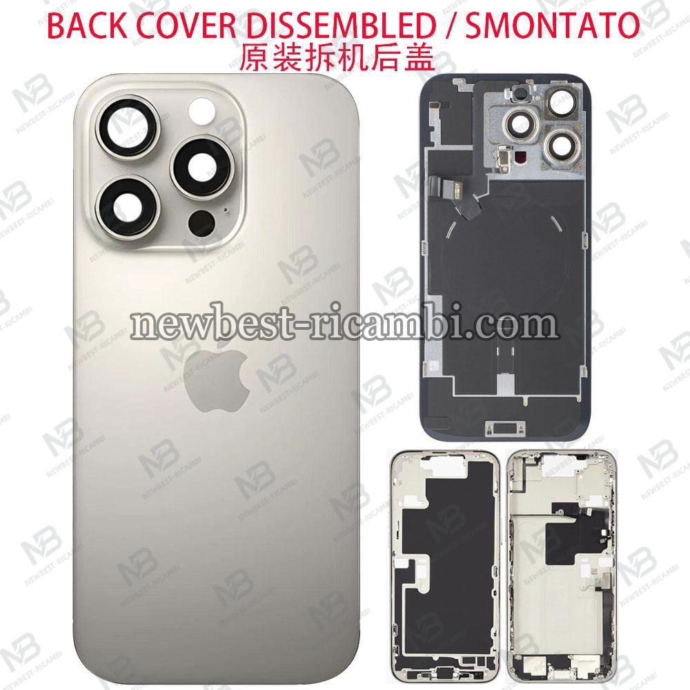 iPhone 16 Pro Max Back Cover + Middle Frame + Flex Natural Disassembled Grade A Original