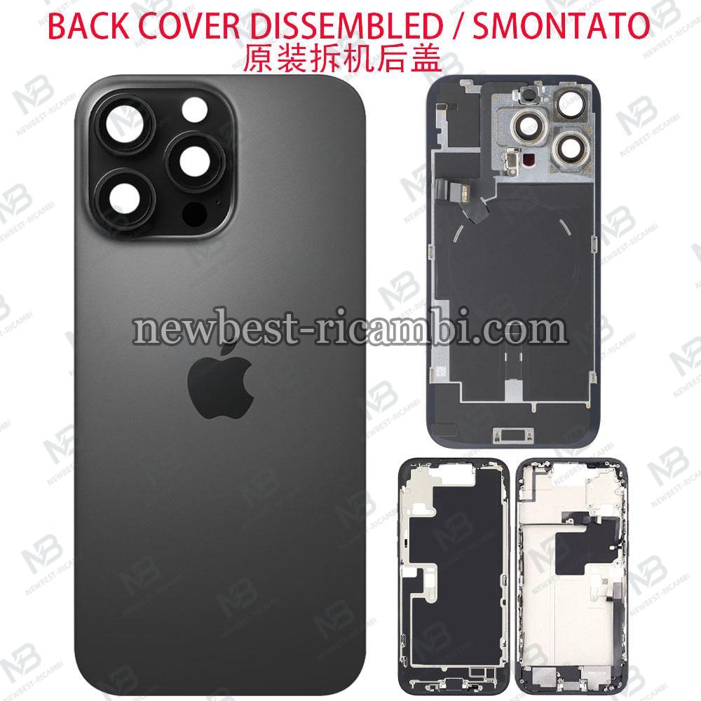 iPhone 16 Pro Max Back Cover + Middle Frame + Flex Black Disassembled Grade A Original