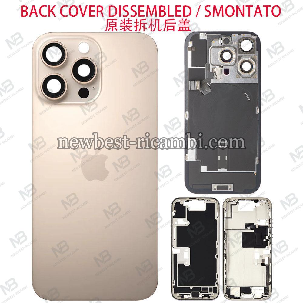 iPhone 16 Pro Back Cover + Middle Frame + Flex Desert Disassembled Grade A Original