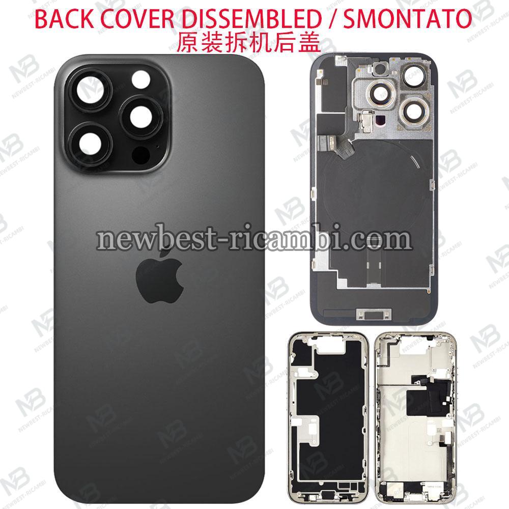 iPhone 16 Pro Back Cover + Middle Frame + Flex Black Disassembled Grade A Original