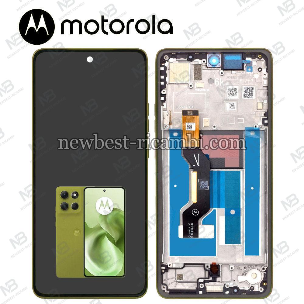 Motorola Moto G86 Power 5G (XT2527-7) Touch + Lcd + Frame PANTONE Golden Cypress / Green Service Pack