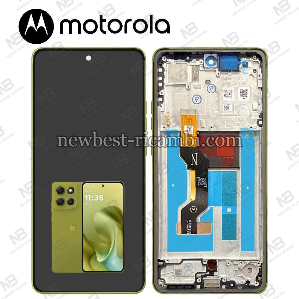 Motorola Moto G86 5G (XT2527) Touch + Lcd + Frame Golden Cypress / Green Service Pack