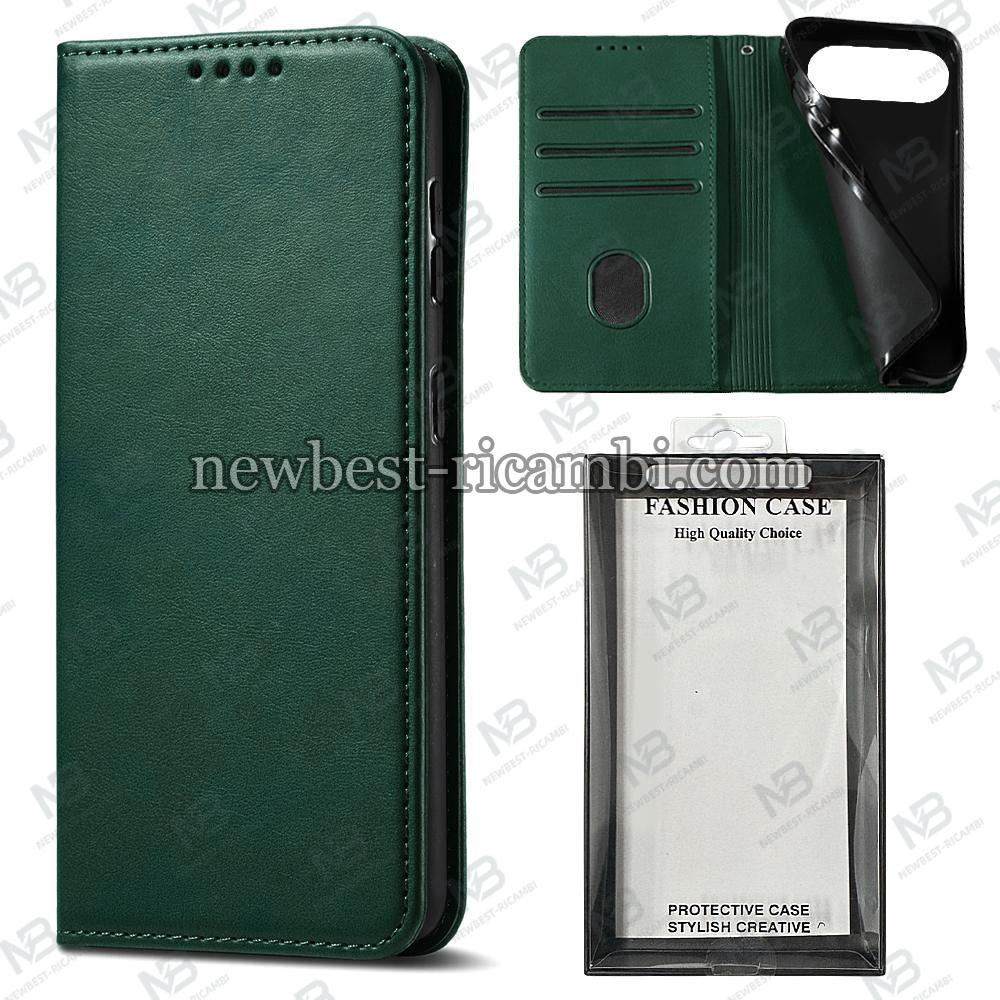 iPhone Air Book Case Eco Leather Green In Blister