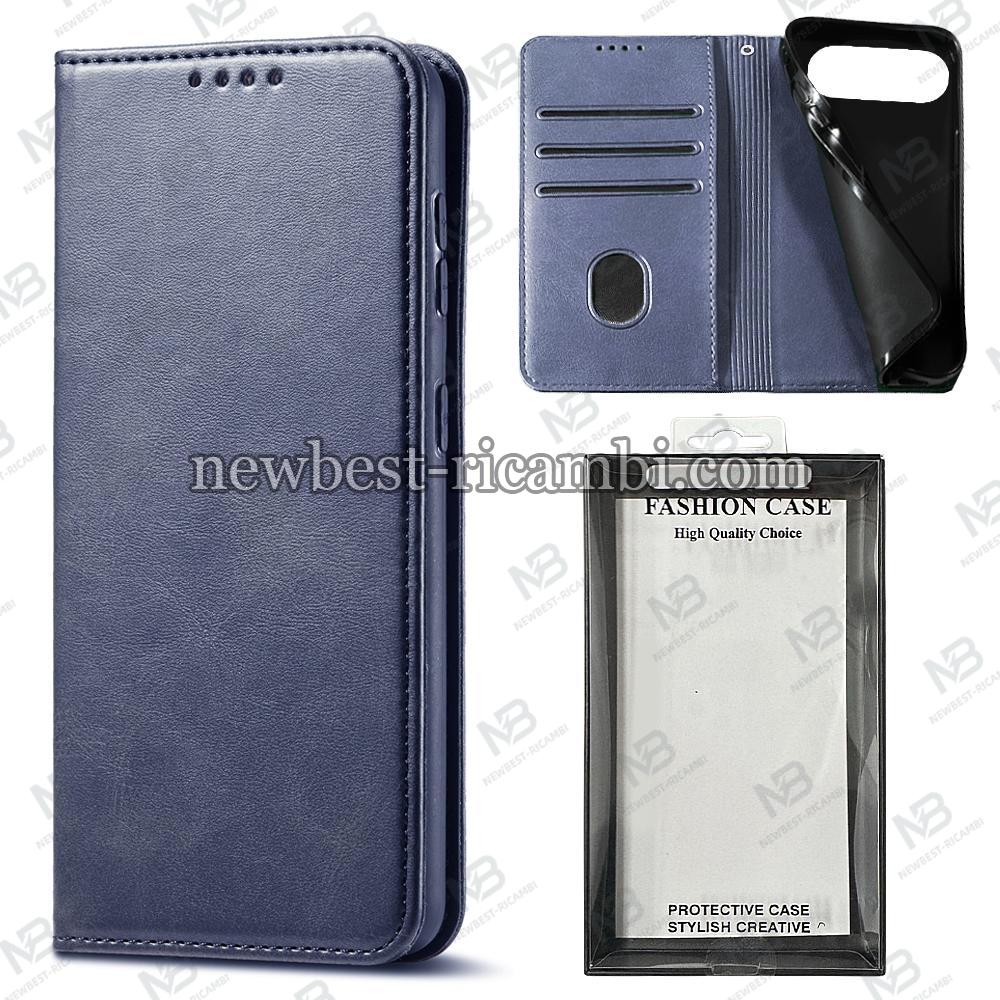 iPhone Air Book Case Eco Leather Blue In Blister
