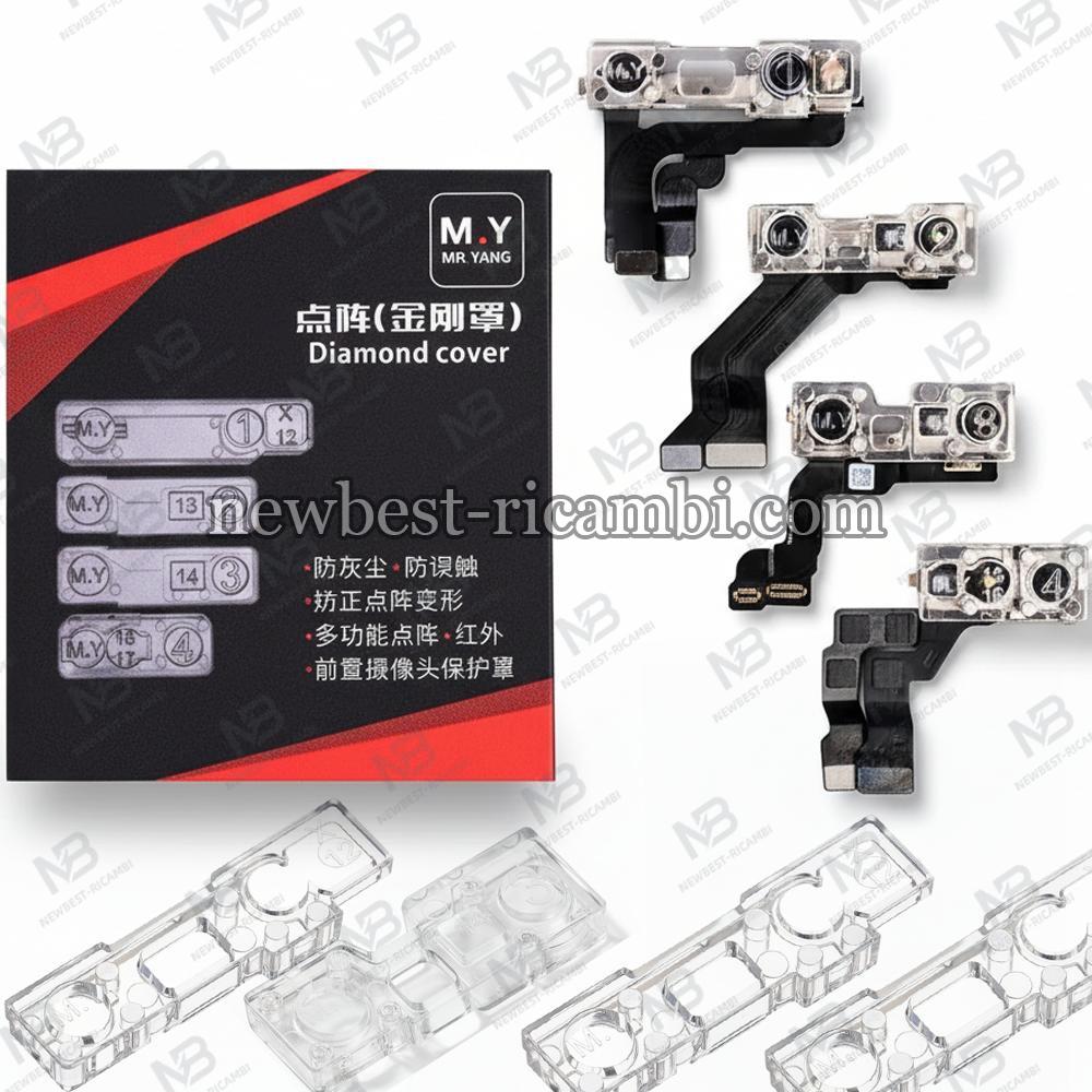 MR.YANG Diamond Cover Front Camera Protect (4PCS) X-17PM In Blister