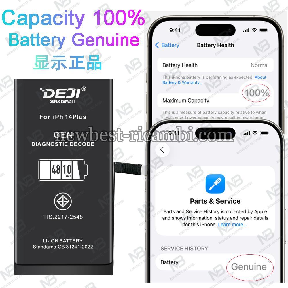Deji iPhone 14 Plus 4810mAh Decode Battery Genuine Self-Diagnosable