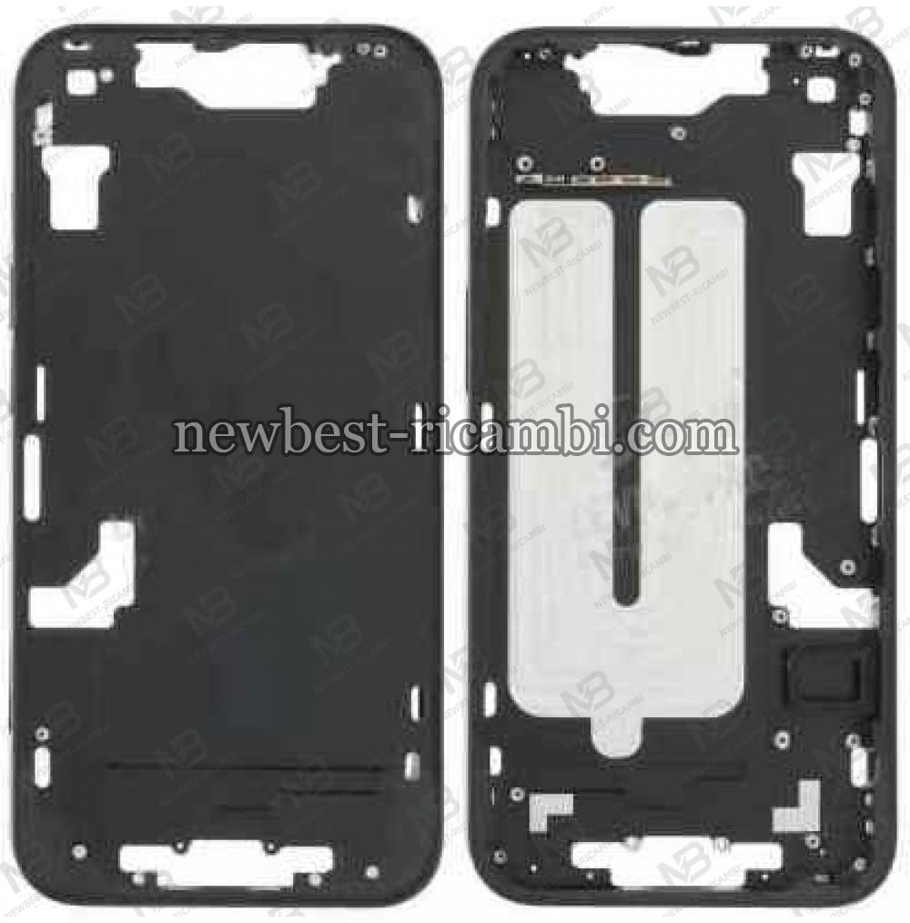 iPhone 16E Middle Frame + Side Key Black
