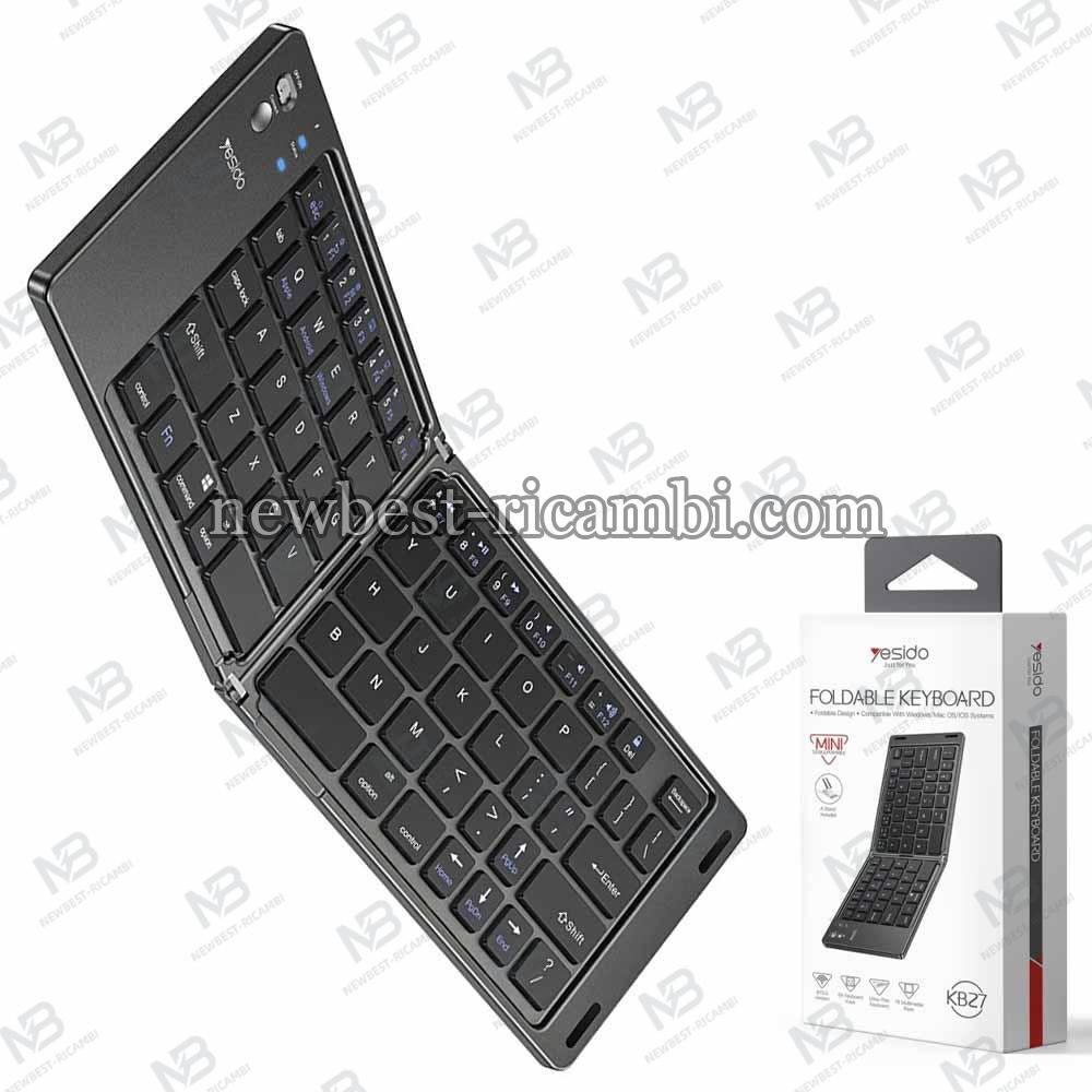 Bluetooth Foldable Keyboard Yesido KB27 Black in Blister