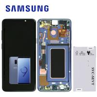 Samsung Galaxy S9 Plus G965f Touch + Lcd + Frame Blue Service Pack