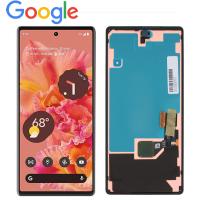 Google Pixel 6 Touch + Lcd + Plastic Support Black Service Pack