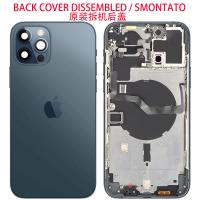 iPhone 12 Pro Max Back Cover + Frame Blue Disassembled Grade A Original