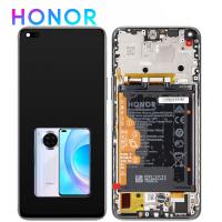 Huawei Honor 50 Lite / Nova 8i Touch + Lcd + Frame + Battery Silver Service Pack