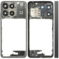 Motorola G15 (XT-2521-2) Frame B + Side Key Gravity Grey