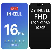 iPhone 16 Pro Touch+Lcd+Frame Black ZY Incell FHD 1920x1080 1080P