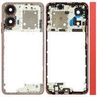 Moto G35 5G Frame B + Camera Glass + Side Key Red