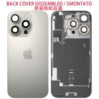 iPhone 16 Pro Back Cover + Frame Full Flex Natural Titanium Dissembled Grade A Original