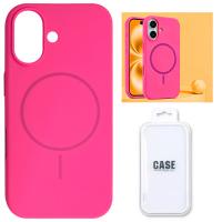 ​Silicon Cover with Magnetic Case for iPhone 17 Fluorescent Fuchsia In Blister