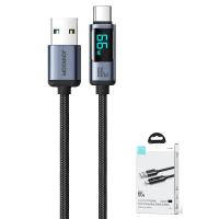 USB-A to USB-C Cable Joyroom S-AC066A16 Type-C Cable 66W / 2.4A 1.2m Black in Blister