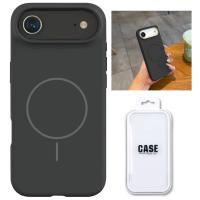 Silicon Cover with Magnetic Case for iPhone 17 Air Black in Blister