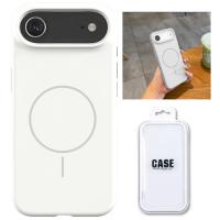 Silicon Cover with Magnetic Case for iPhone 17 Air White in Blister