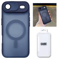 TPU Cover with Magnetic Case and Back Camera Protection for iPhone 17 Air Blue In Blister