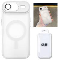TPU Cover with Magnetic Case and Back Camera Protection for iPhone 17 Air White In Blister