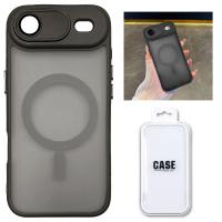 TPU Cover with Magnetic Case and Back Camera Protection for iPhone 17 Air Black In Blister