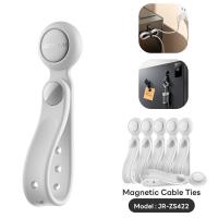 Cable Organizer Joyroom JR-ZS422 Magnetic 6-Pack White in Blister