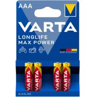 Varta Longlife Max Power 4703 AAA / LR3  4 Pcs In Blister