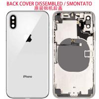 iPhone X Back Cover + Frame + Flex White Dissembled Grade A (Refurbished)