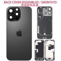 iPhone 16 Pro Max Back Cover + Middle Frame + Flex Black Disassembled Grade A Original