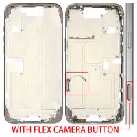 iPhone 16 Pro Max Middle Frame + Side Key + Flex Camera Button Natural Titanium