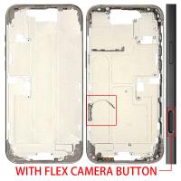 iPhone 16 Pro Max Middle Frame + Side Key + Flex Camera Button Black Titanium
