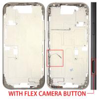 iPhone 16 Pro Middle Frame + Side Key + Flex Camera Button Black Titanium