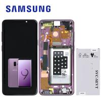 Samsung Galaxy S9 Plus G965f Touch + Lcd + Frame + Battery Purple Service Pack