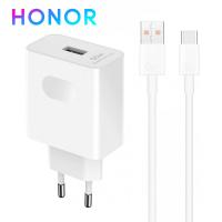 ​Wall Charger Honor Adapter 2 HN-200330E00 66W 6A 1 x USB-A with USB-C Cable White 5503ABQX in Blister