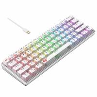 Wired Gaming Keyboard HAVIT KB903L RGB 1.8m Transparent White in Blister