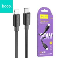 Cable USB C to Lightning Hoco PD 2.4A 20W 1M X96 Black In Blister